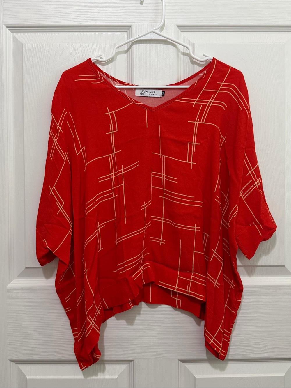 AVA SKY Fire Maze Blouse